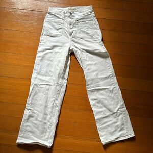Madewell white jeans